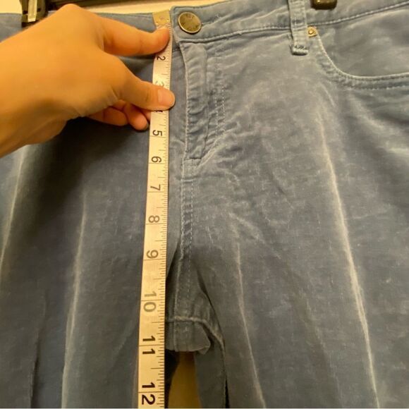 Kut From The Kloth Diana High Rise Skinny Corduroy Pants blue stretch plus 16 - Picture 12 of 14